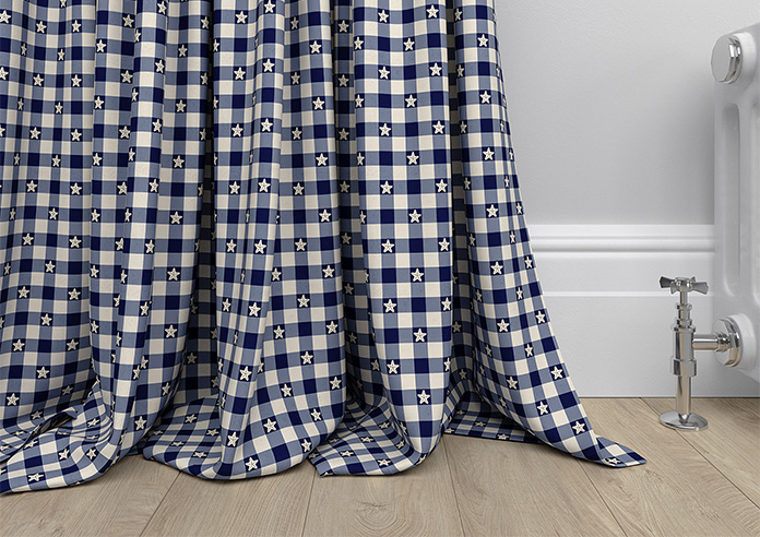 Whaley Great, Gingham Star Shore - Made to Measure Curtains - Image 6
